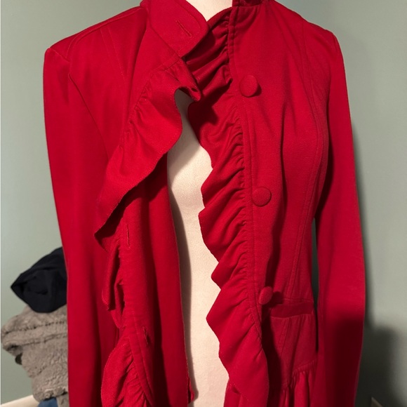 Kut From the Kloth ruffled blazer. Great condition, size Medium - Picture 4 of 5